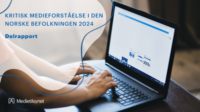 Illustrasjonsbilde: En person bruker en laptop, det er ikke synlig hva som står på skjermen.